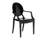 krzesło Ghost - czarne - wypozyczalnia krzesel